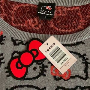 torrid Sweaters - BNWT Torrid Hello Kitty Grey Long Sleeve Sweater torrid Sweaters - BNWT Torrid Hello Kitty Grey Long Sleeve Sweater